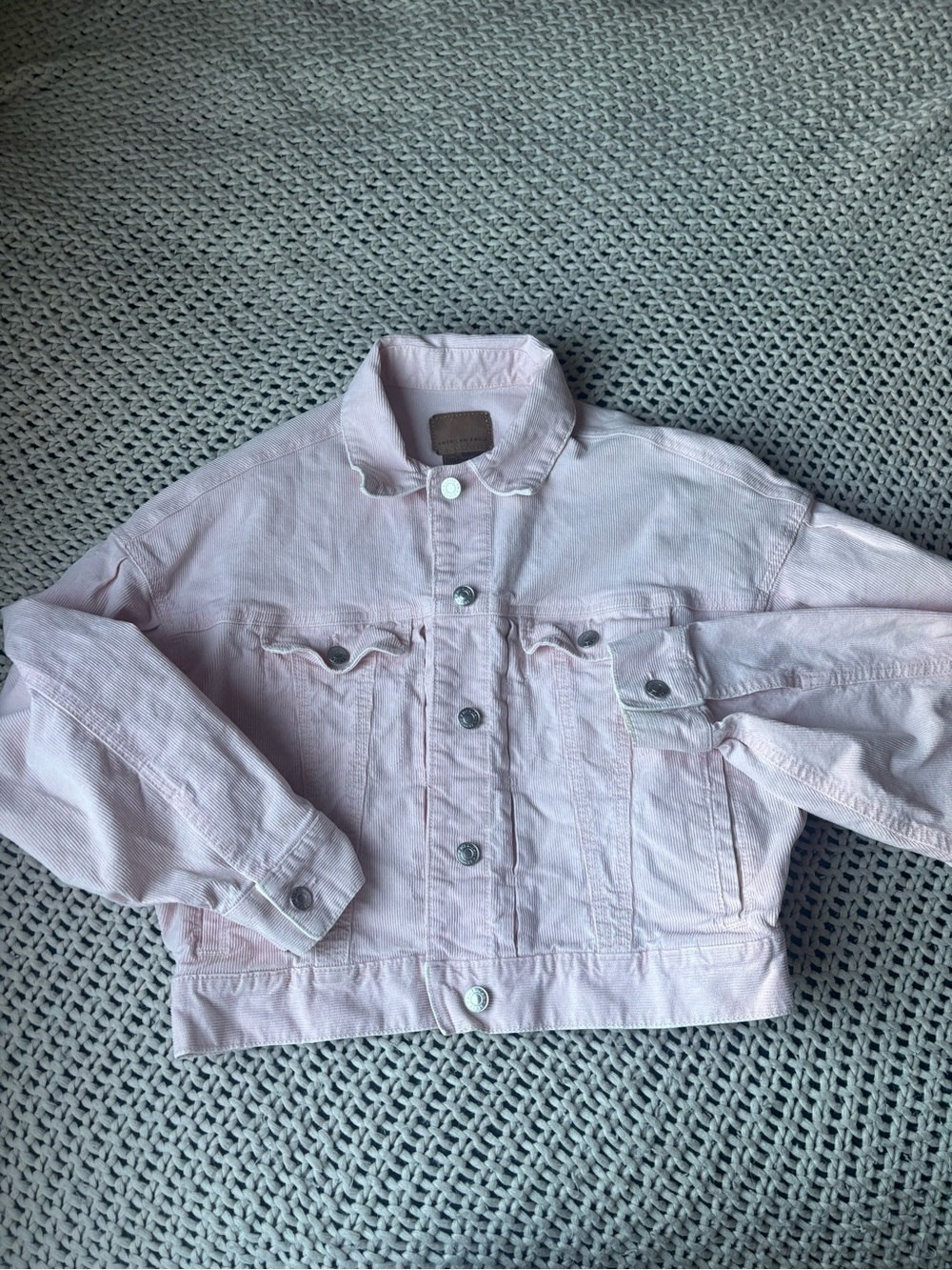 American Eagle Pink Corduroy Jacket -